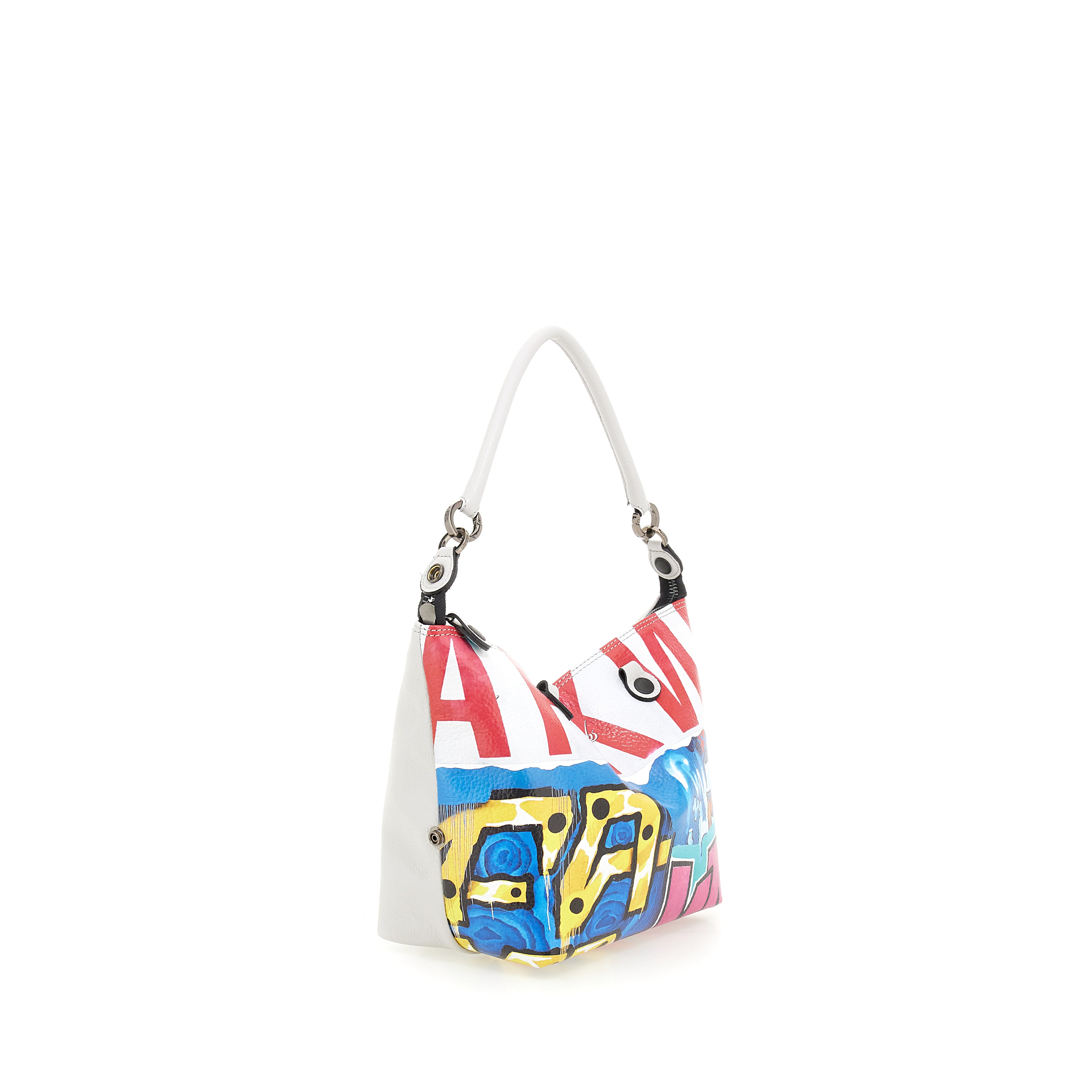 Borsa Donna a Mano con Tracolla GABS G3 PLUS Trip in Pelle stampa Graffiti Large