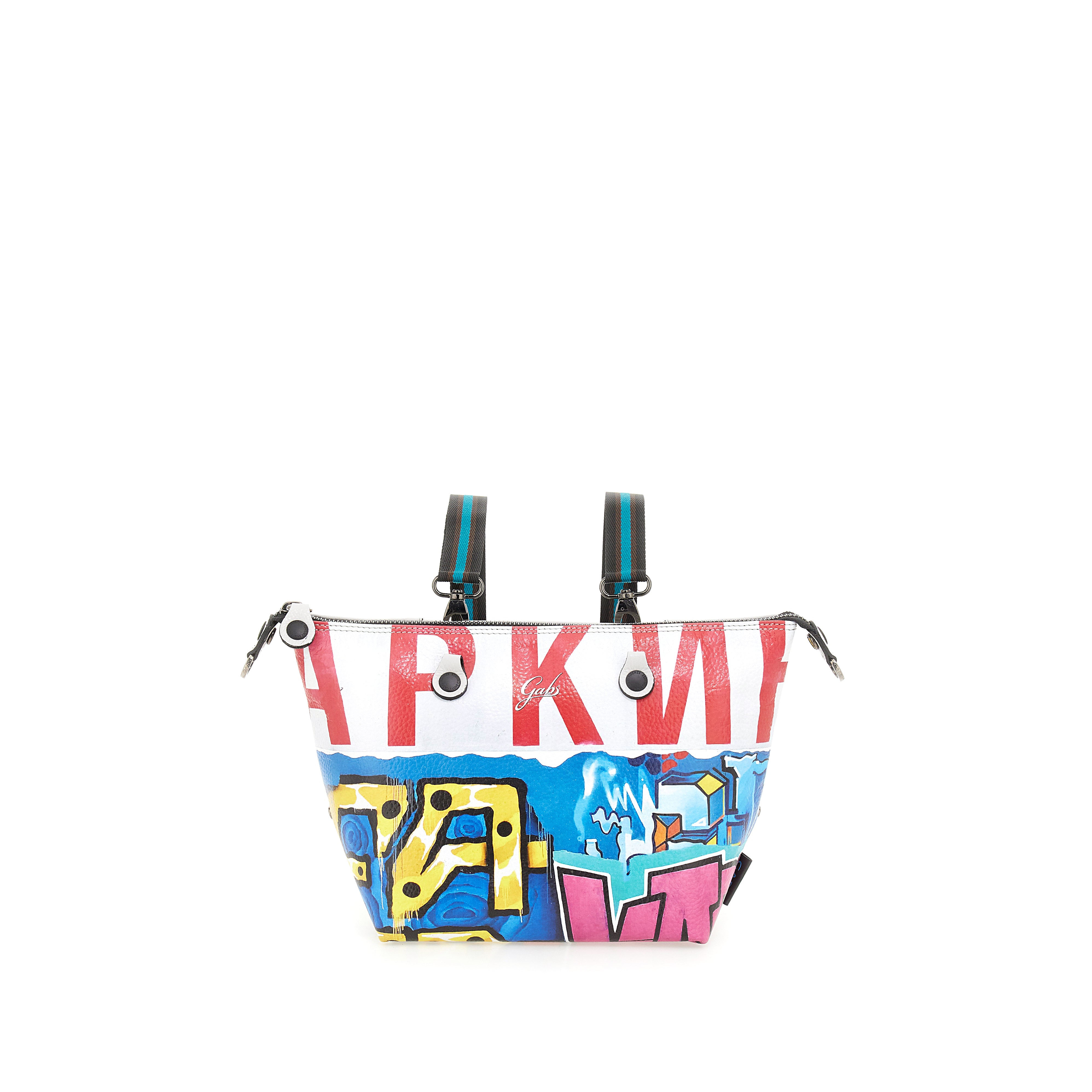 Borsa Donna a Mano con Tracolla GABS G3 PLUS Trip in Pelle stampa Graffiti Large