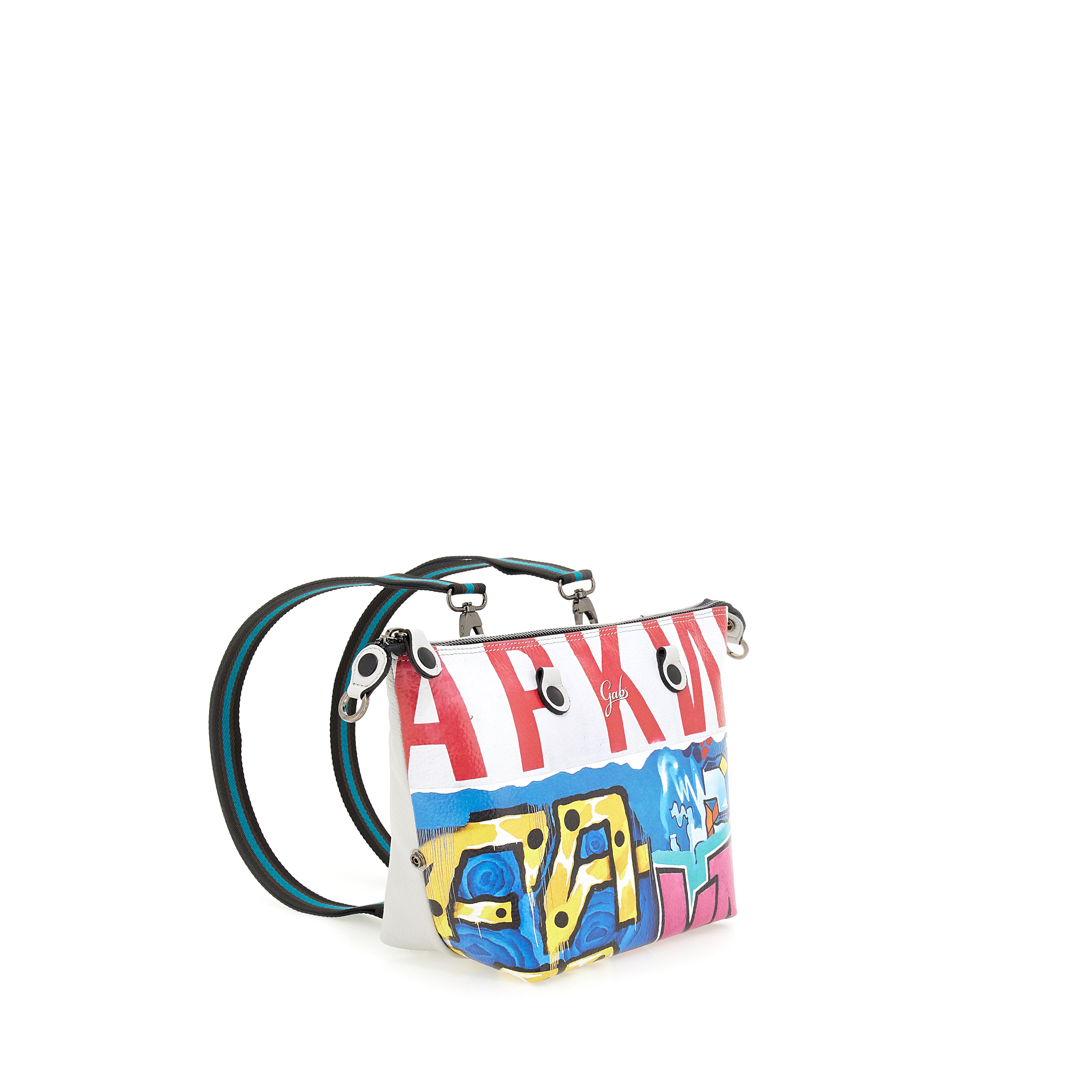 Borsa Donna a Mano con Tracolla GABS G3 PLUS Trip in Pelle stampa Graffiti Large