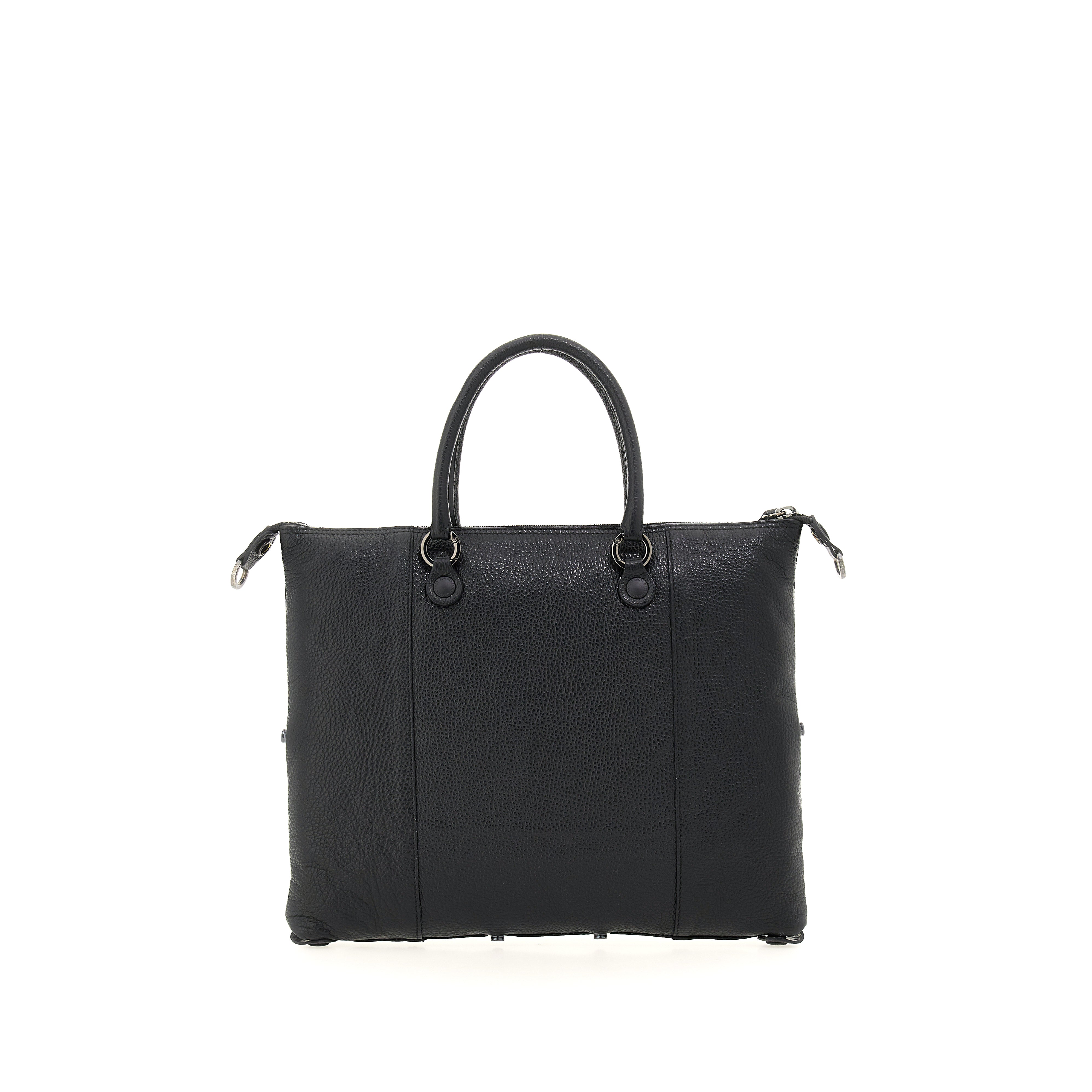 Borsa Donna a Mano con Tracolla GABS G3 PLUS Medium in Pelle Martellata Black