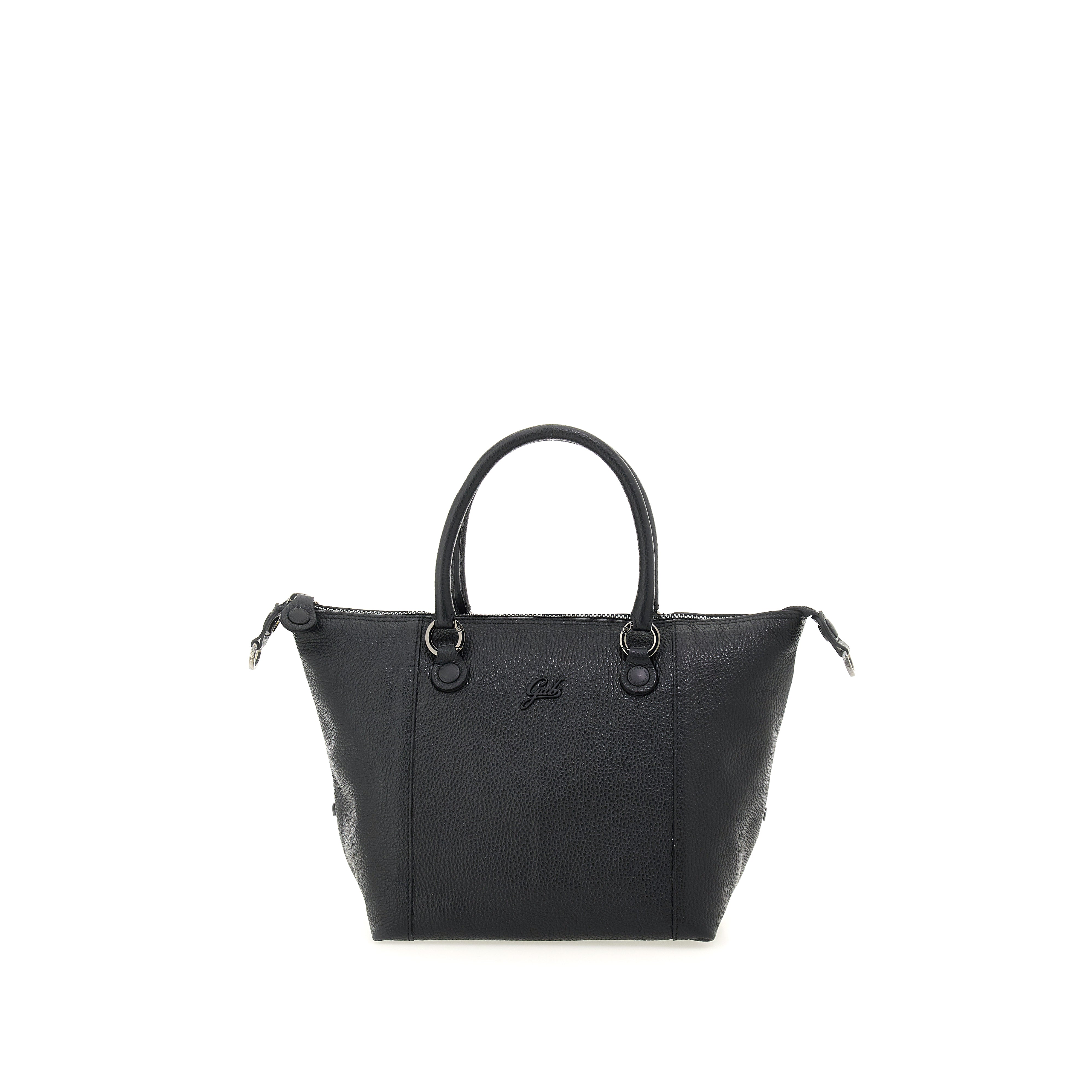 Borsa Donna a Mano con Tracolla GABS G3 PLUS Medium in Pelle Martellata Black