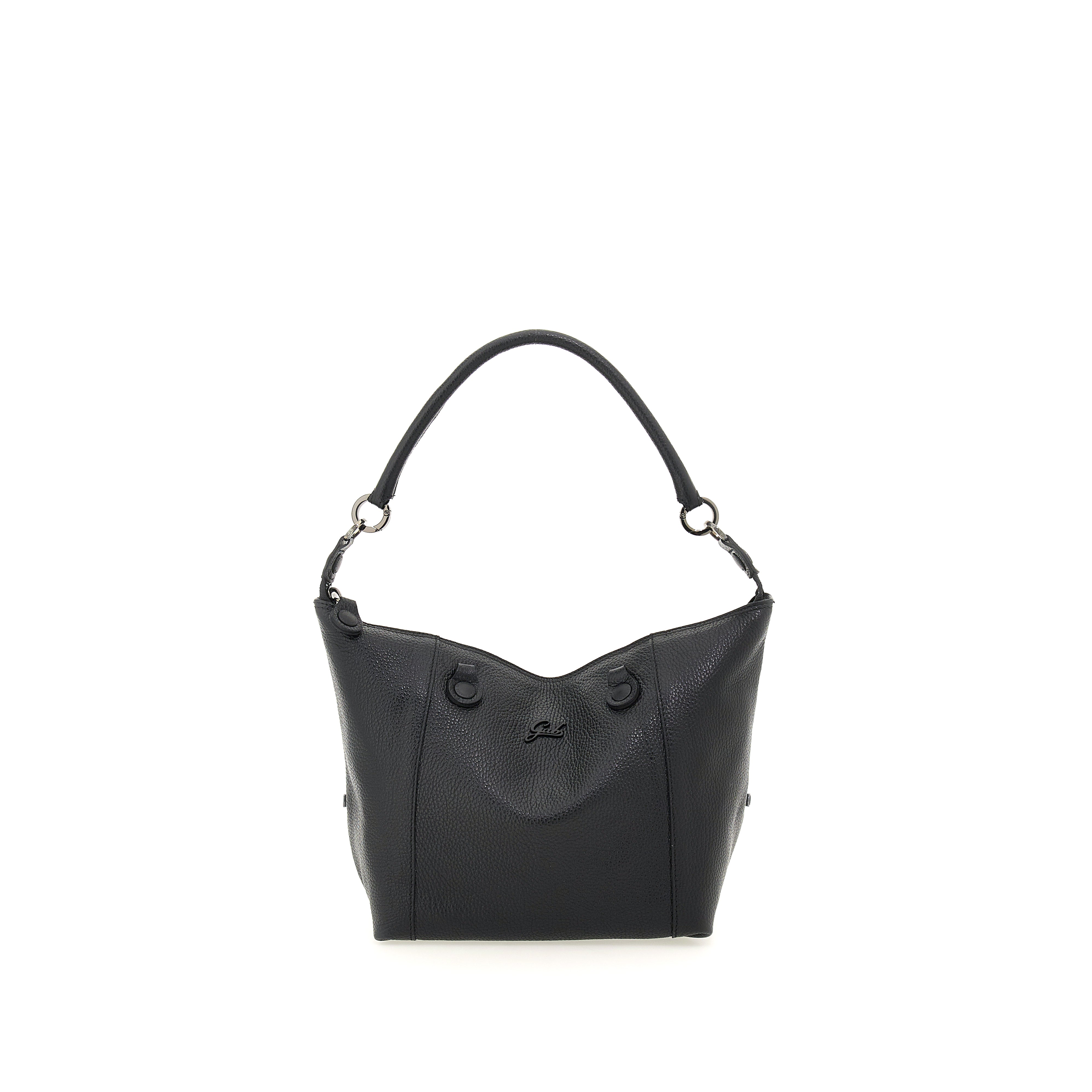 Borsa Donna a Mano con Tracolla GABS G3 PLUS Medium in Pelle Martellata Black