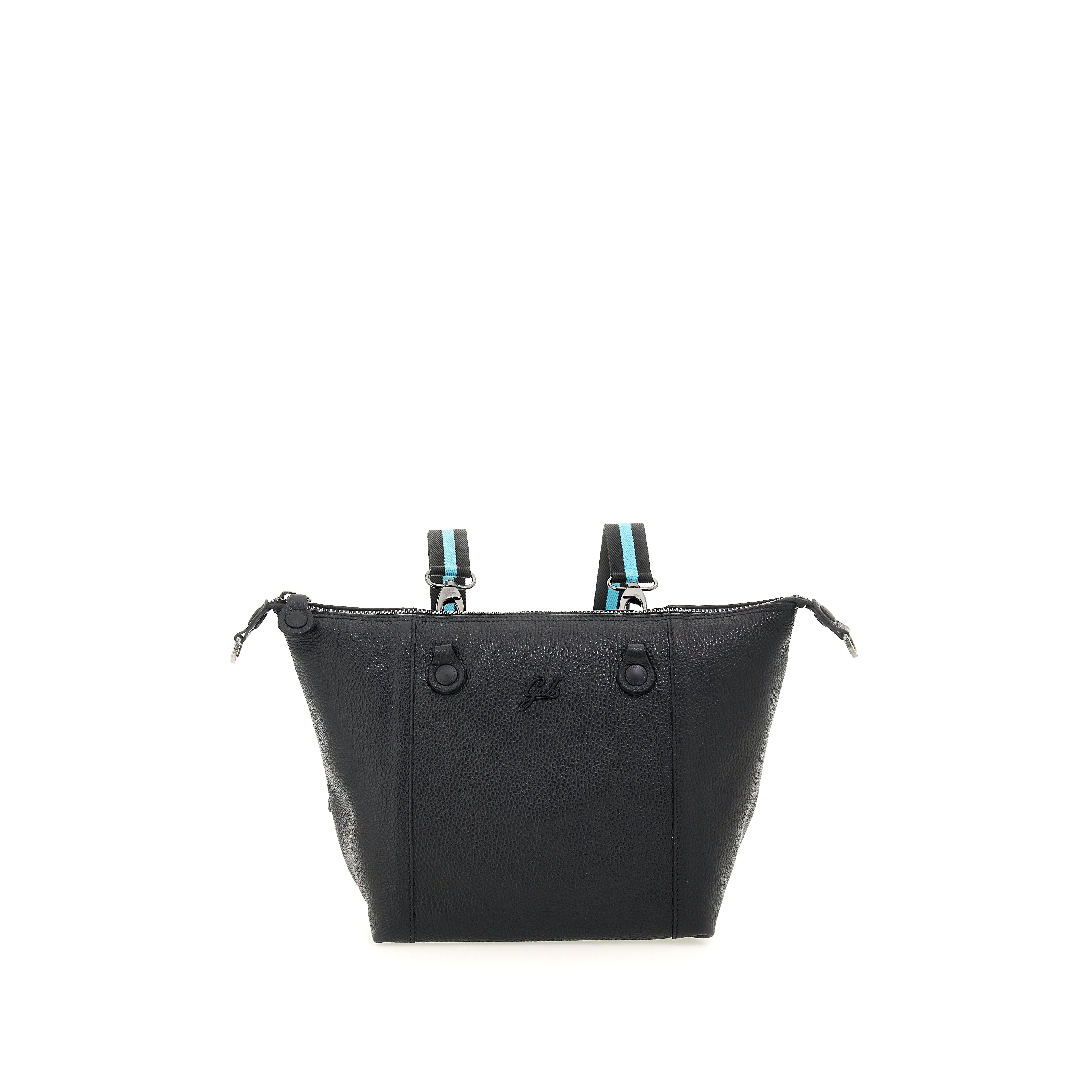 Borsa Donna a Mano con Tracolla GABS G3 PLUS Medium in Pelle Martellata Black
