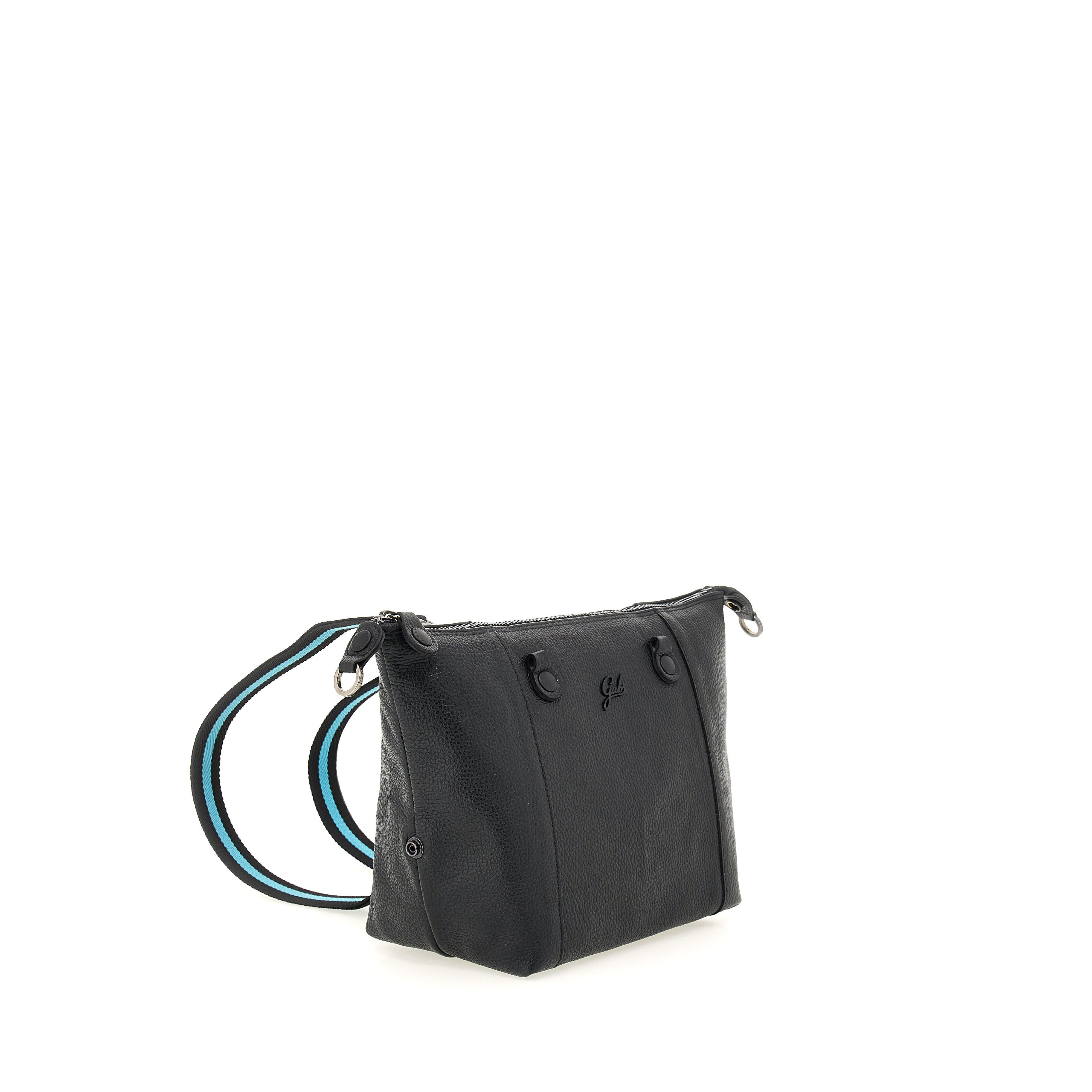 Borsa Donna a Mano con Tracolla GABS G3 PLUS Medium in Pelle Martellata Black