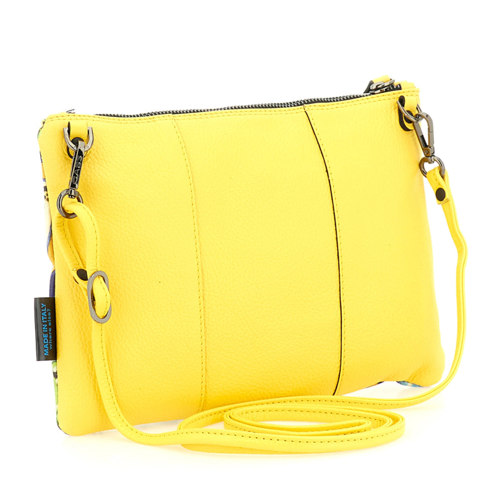 Borsa Donna a Tracolla GABS Beyonce Media in Pelle stampa Ceramica Fiori