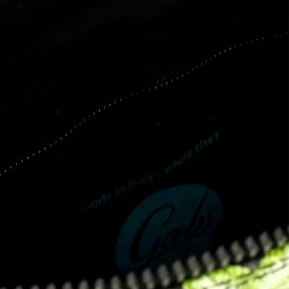 Borsa Donna a Tracolla GABS Beyonce Media in Pelle stampa Ricamo Fiore Verde