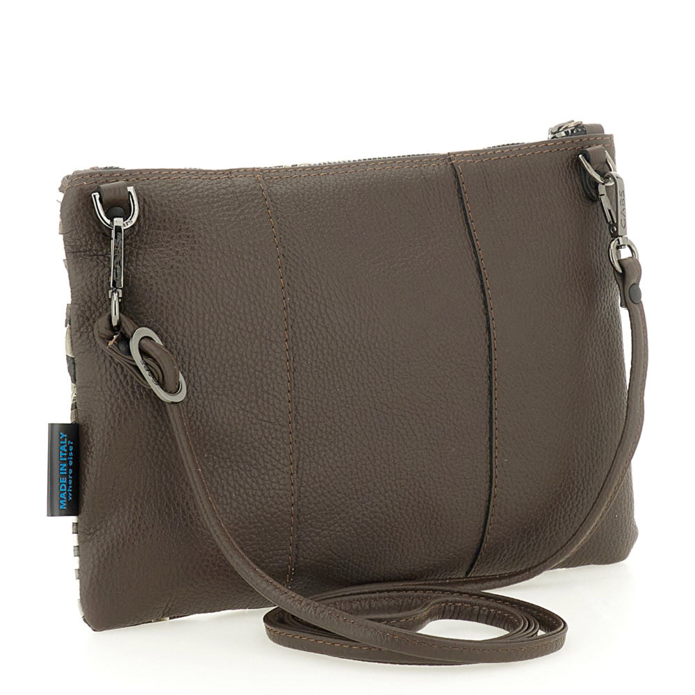 Borsa Donna a Tracolla GABS Beyonce Media in Pelle stampa Portone B/N