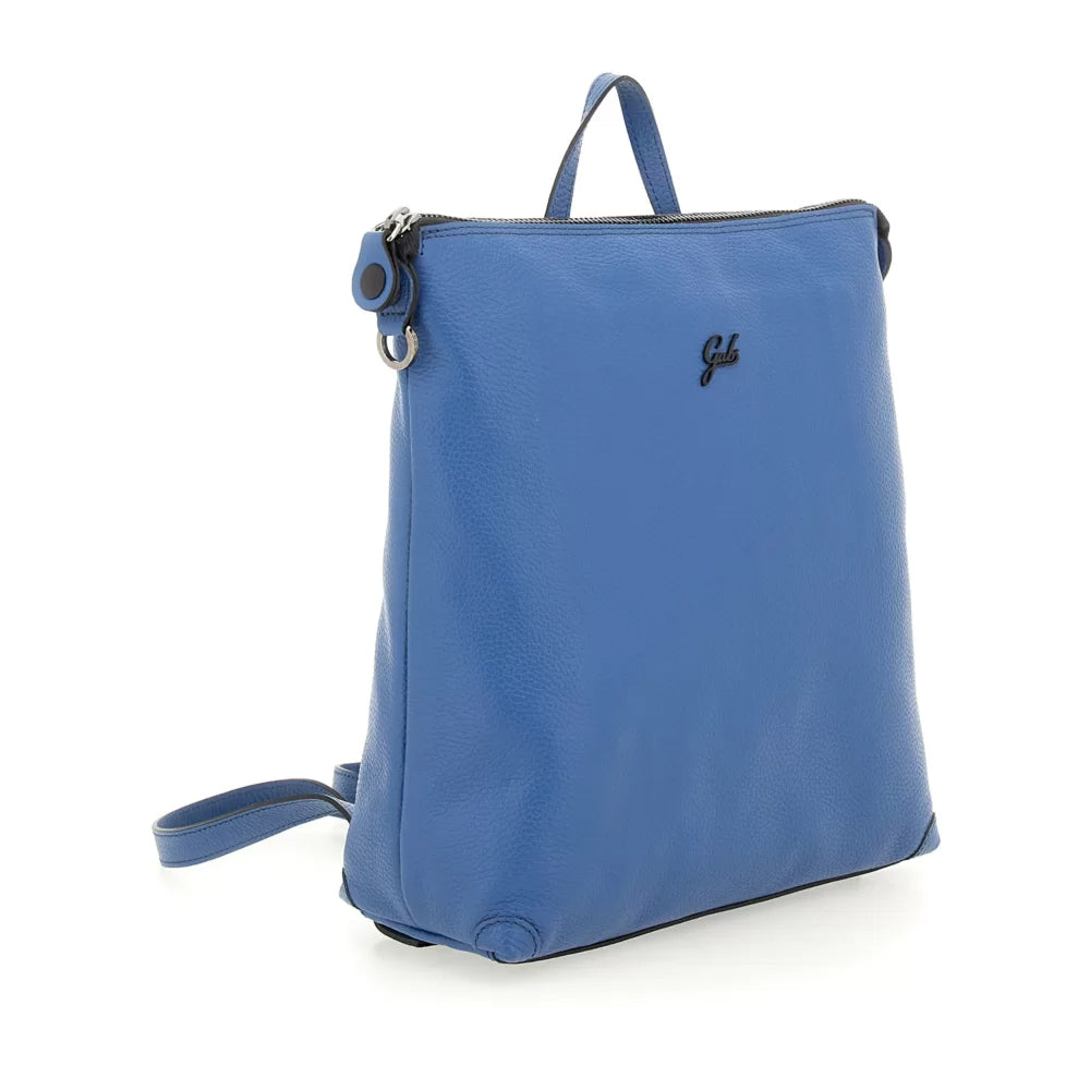 Zaino Donna GABS Lolita Medium in Pelle Martellata Blu Laguna