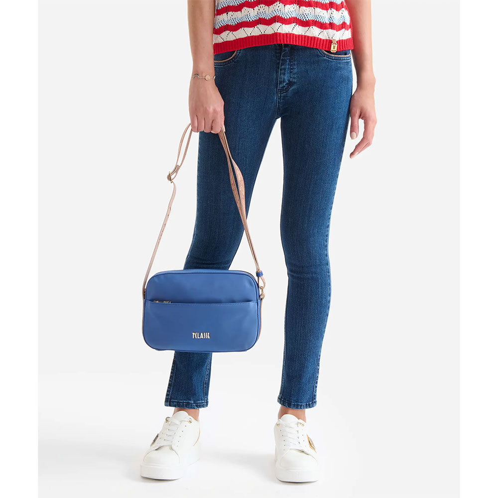 Borsa a Tracolla 1A Classe Alviero Martini linea Nylon Eco Vibe Denim GZ70