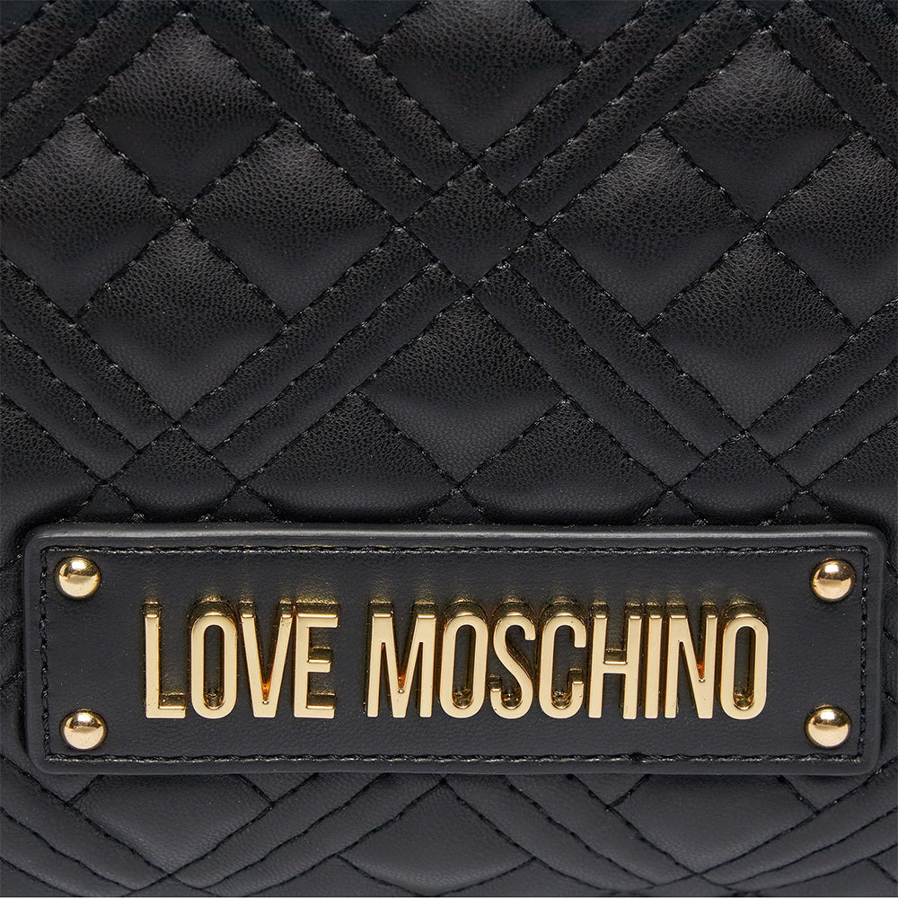 Shopping Bag Trapuntata LOVE MOSCHINO linea Quilted Nero