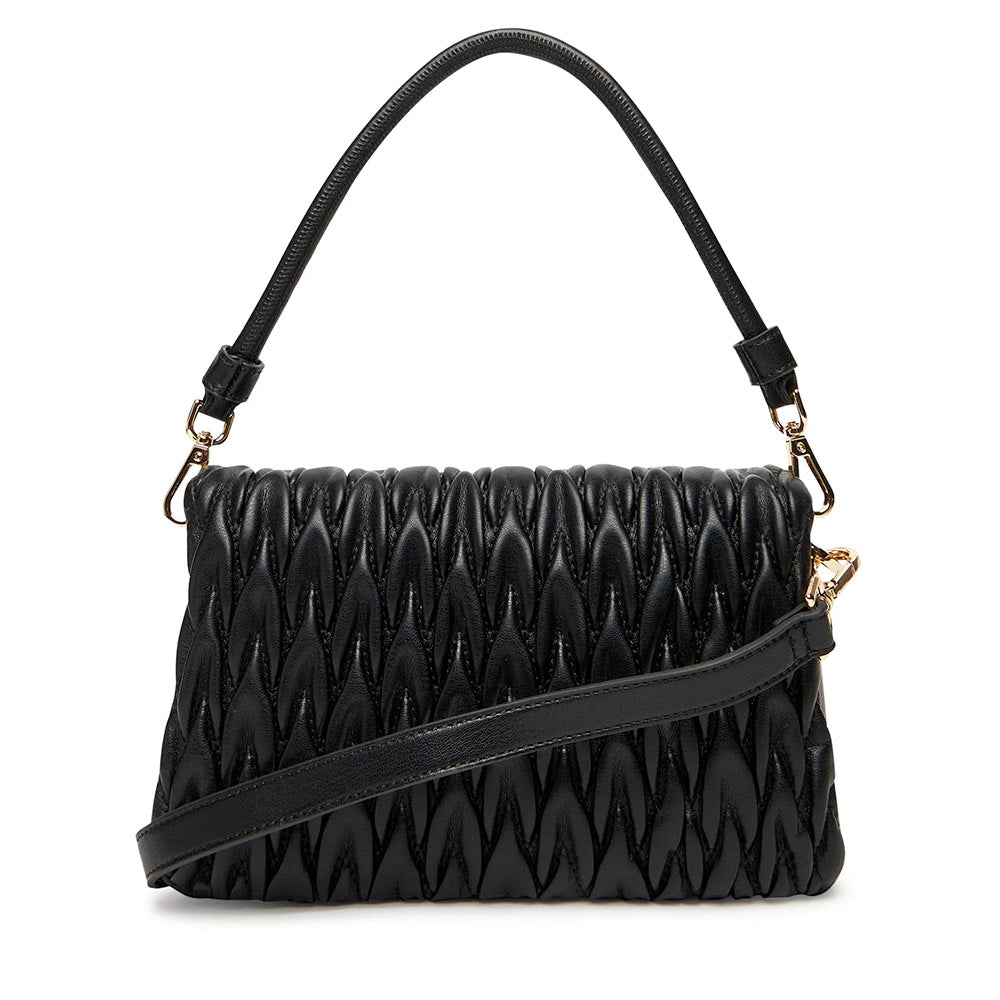 Borsa Donna a Spalla con Tracolla LOVE MOSCHINO Trapuntata Nera