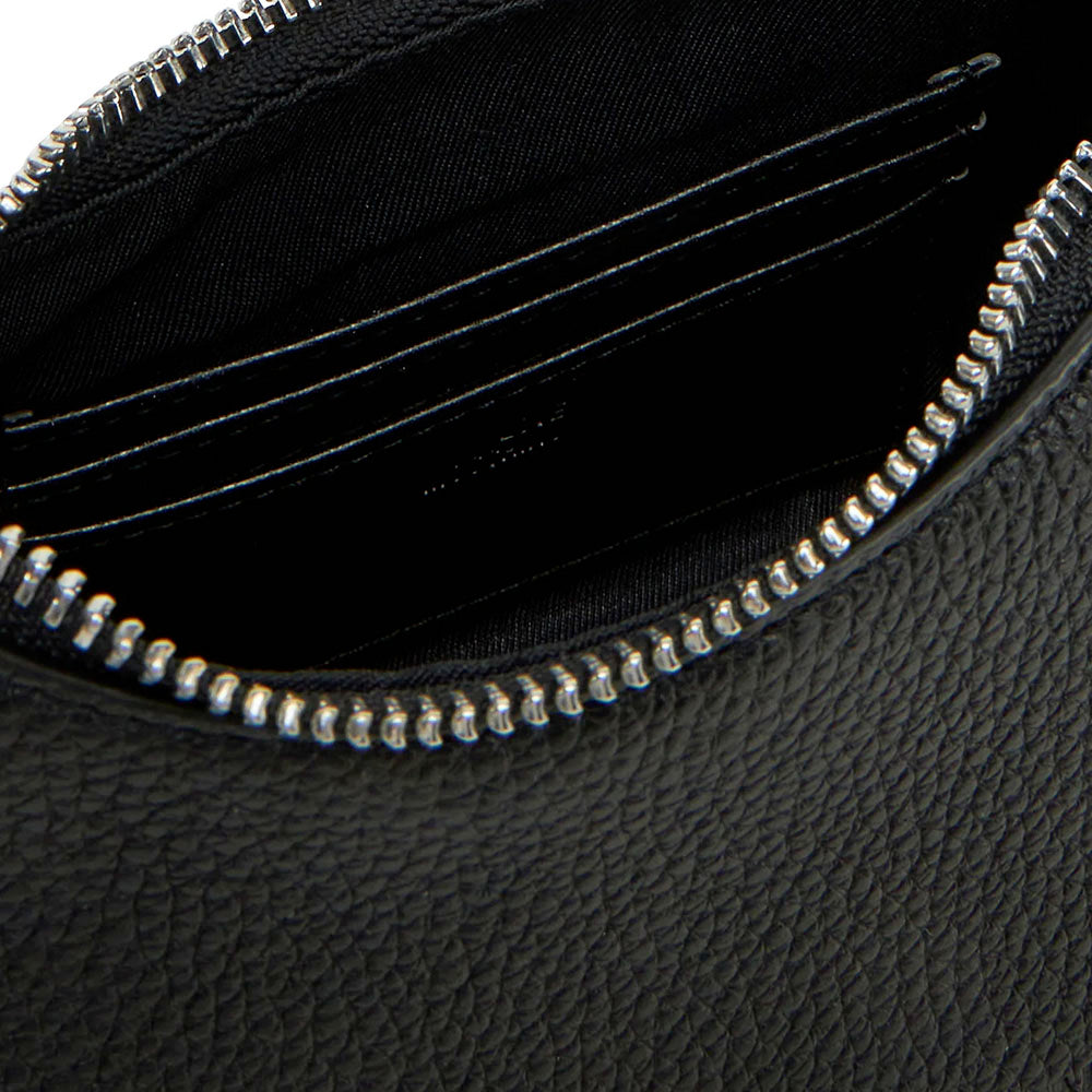 Hobo Bag Mini LOVE MOSCHINO linea Giant Logo colore Nero e Nikel