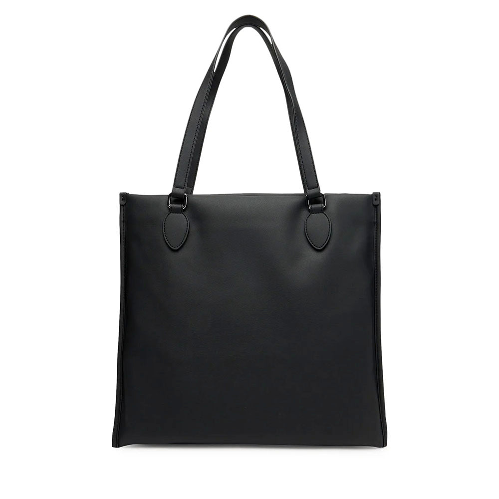 Shopping Bag Verticale LOVE MOSCHINO linea Bold Bag colore Nero e Nikel
