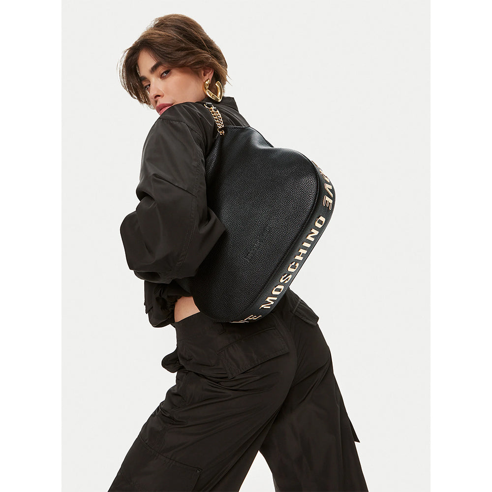 Shopping Bag LOVE MOSCHINO linea Giant Logo colore Nero