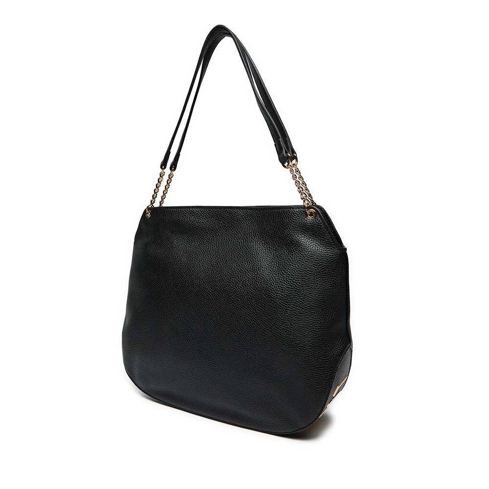 Shopping Bag LOVE MOSCHINO linea Giant Logo colore Nero