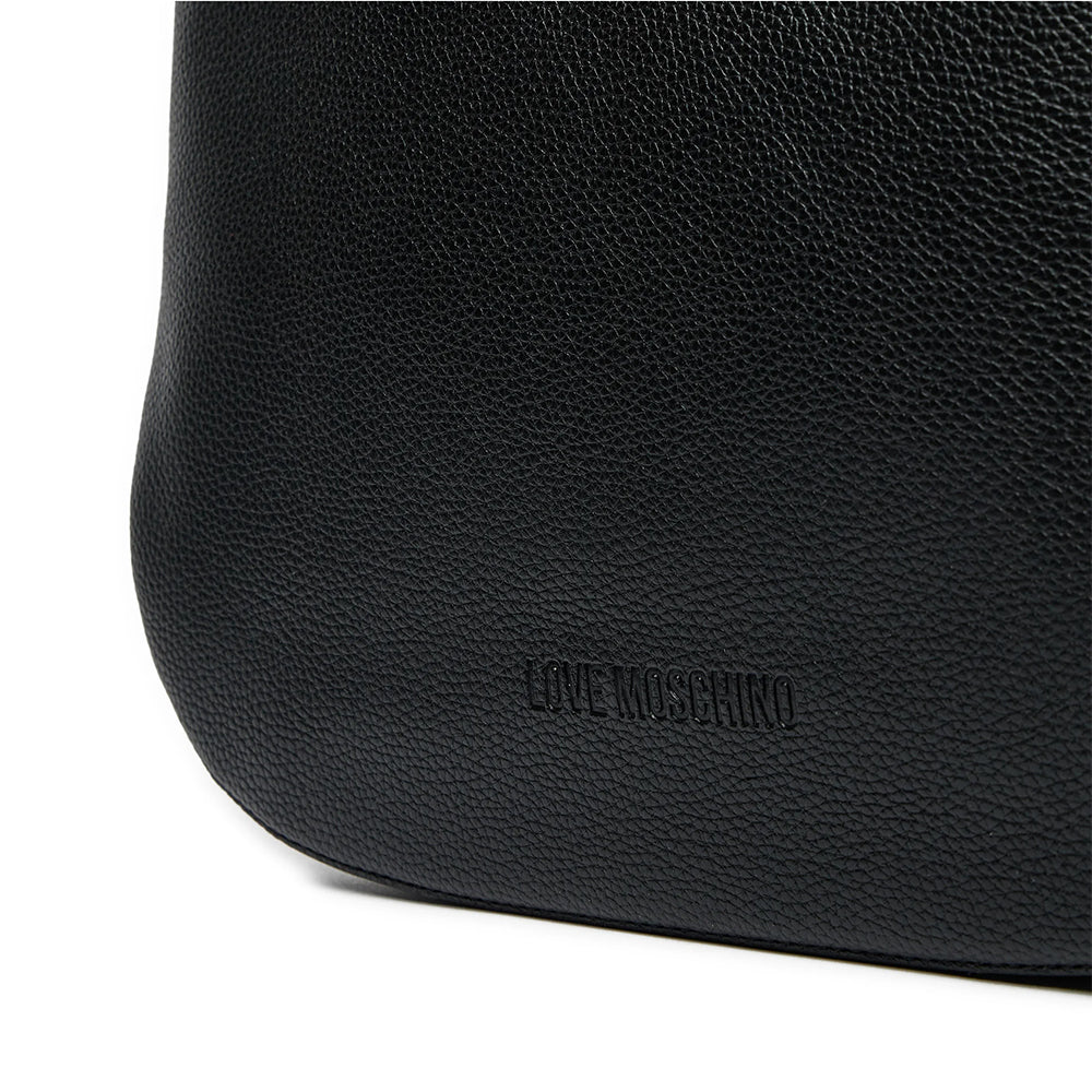 Shopping Bag LOVE MOSCHINO linea Giant Logo colore Nero