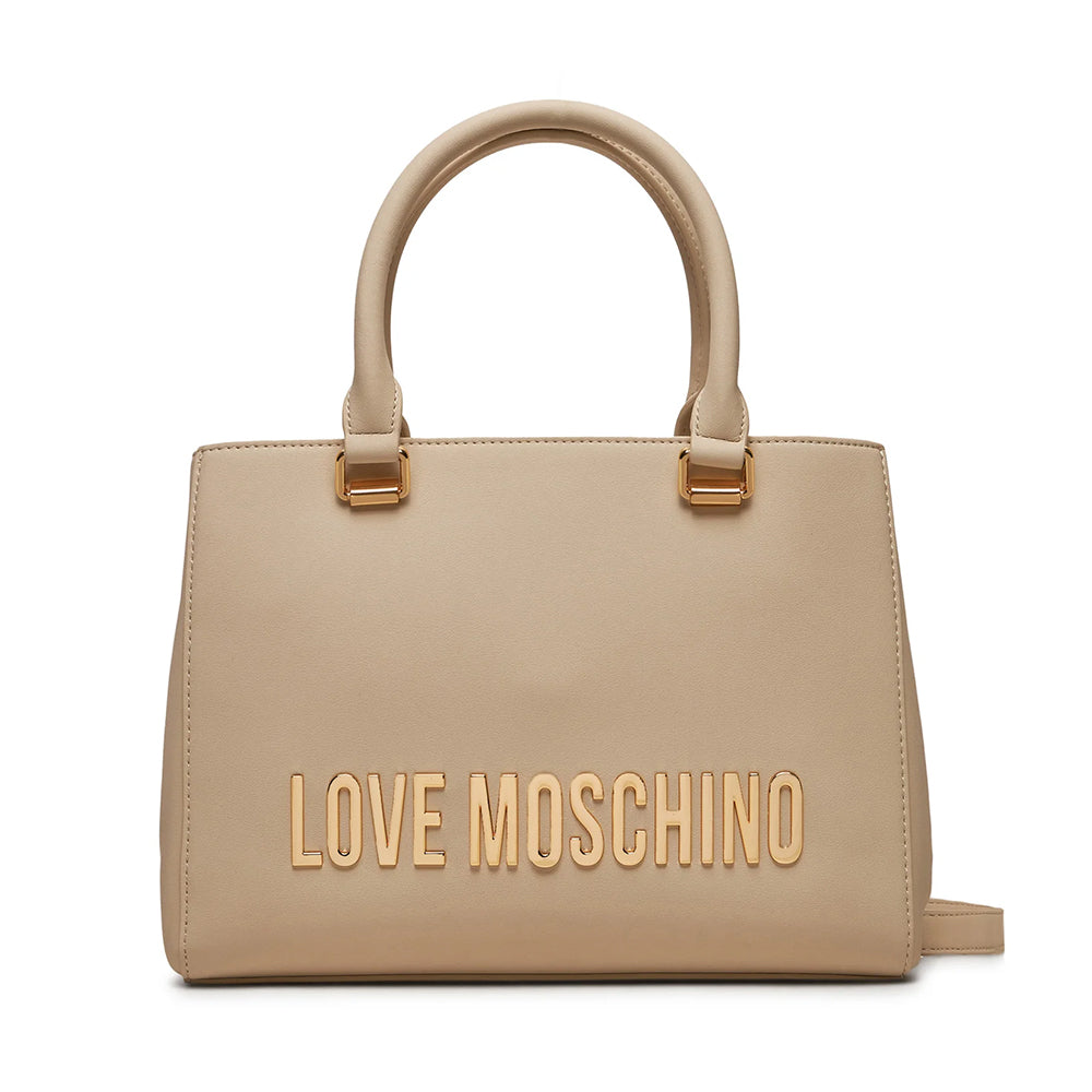 LOVE MOSCHINO BOLD BAG LINIE
Damenhandtasche in der Elfenbein Farbe