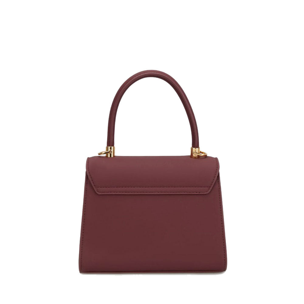 Borsa Donna a Mano Small LOVE MOSCHINO linea Bold Bag color Vino