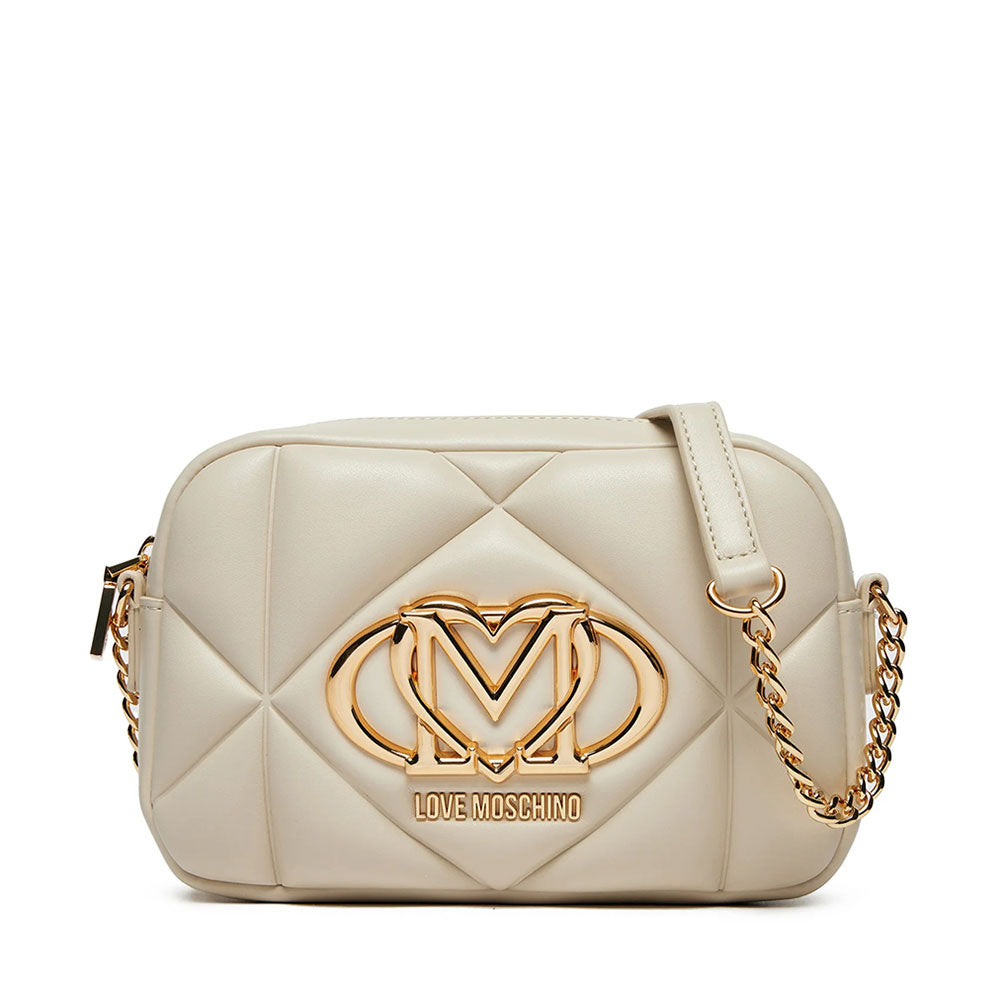 Camera Case Trapuntata LOVE MOSCHINO linea Embossed Avorio