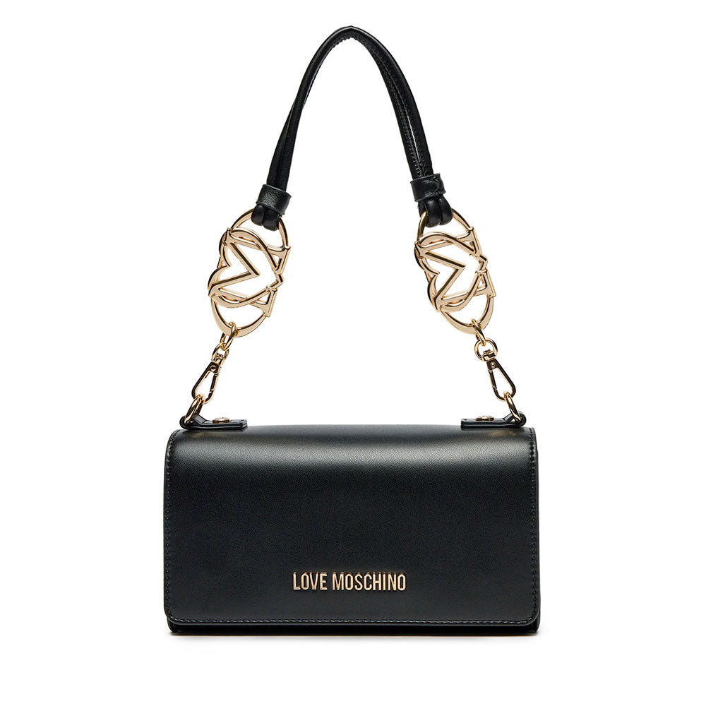 Borsa Donna a Spalla LOVE MOSCHINO linea Jewel Nera