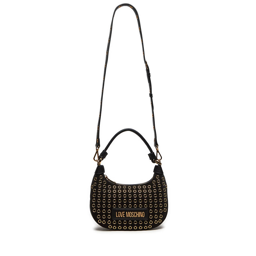 Hobo Bag a Mano LOVE MOSCHINO linea Glam Up Nera