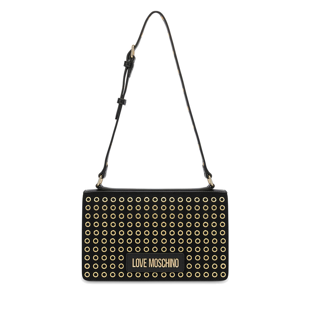 Borsa Donna a Spalla LOVE MOSCHINO linea Glam Up Nera