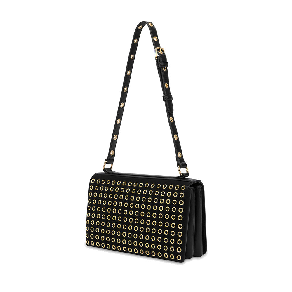 Borsa Donna a Spalla LOVE MOSCHINO linea Glam Up Nera
