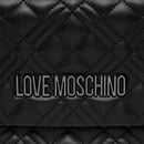 Borsa Donna a Tracolla LOVE MOSCHINO linea Quilted colore Nero con Logo Canna di Fucile