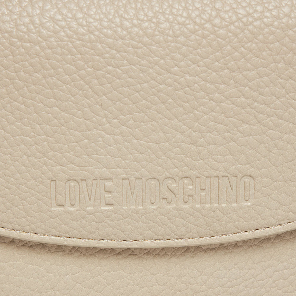 Borsa Donna a Tracolla LOVE MOSCHINO linea Giant Logo colore Avorio