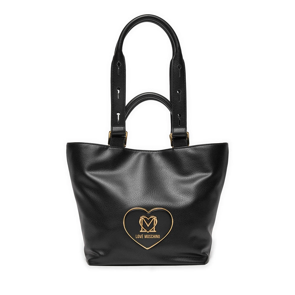 LOVE MOSCHINO HEART PLAQUE LINIE
Shopping Bag in Schwarz