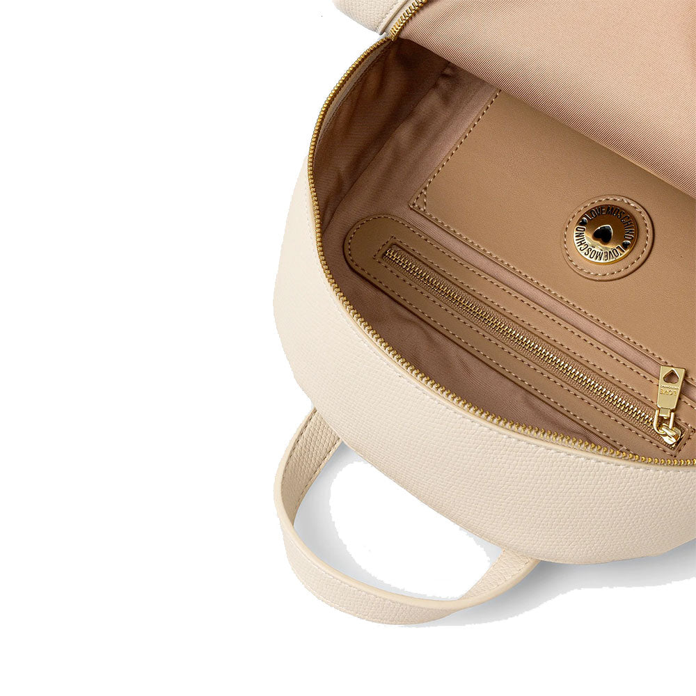 Zaino Donna LOVE MOSCHINO Martellato Avorio