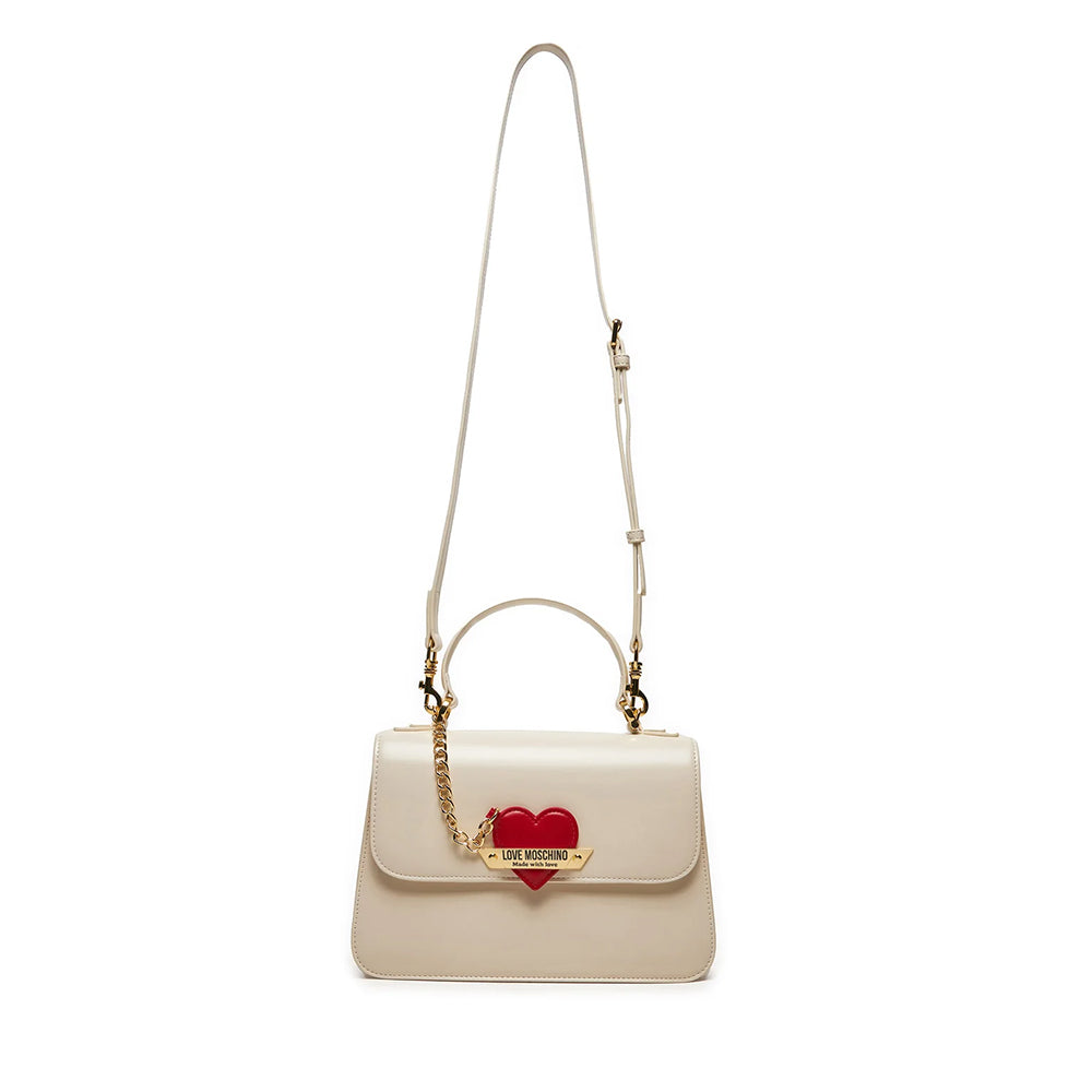 LOVE MOSCHINO Made With Love Linie
Damenhandtasche in Elfenbein