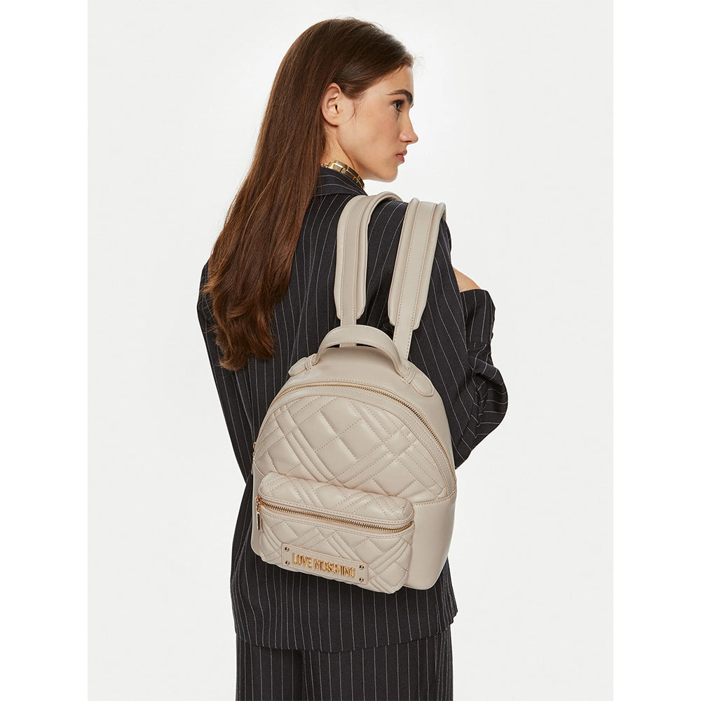 LOVE MOSCHINO QUILTED LINIE
Damen Rucksack in Elfenbein