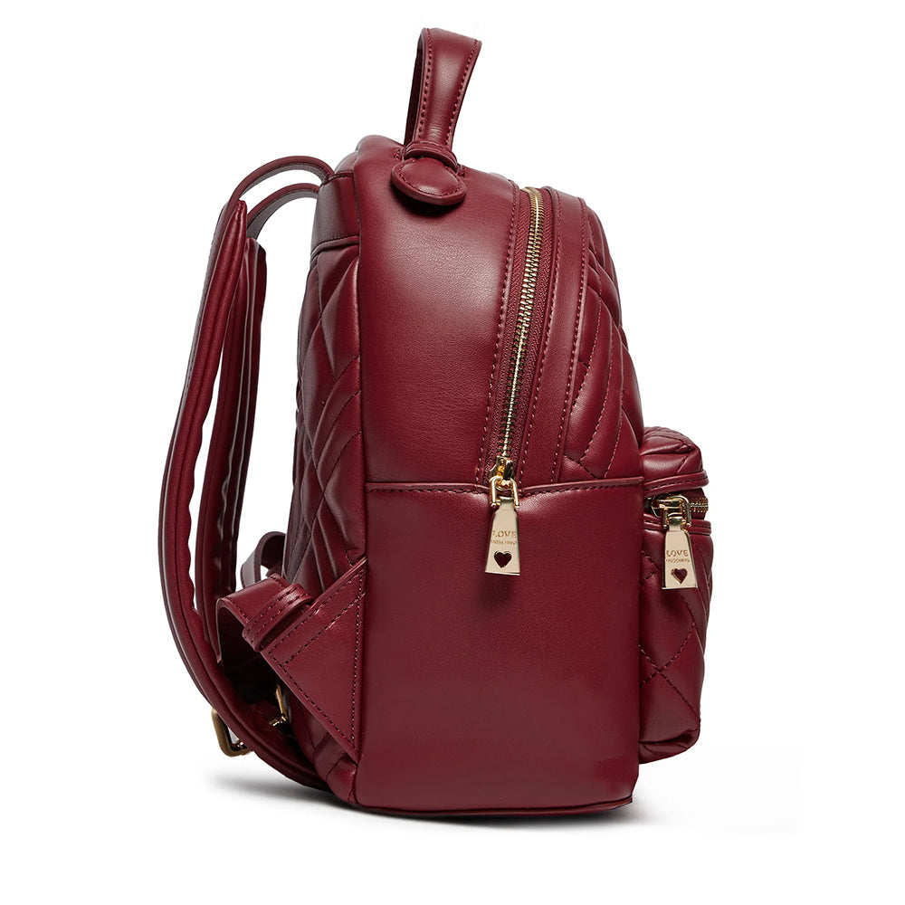 Zaino Donna LOVE MOSCHINO linea Quilted Trapuntato Bordeaux
