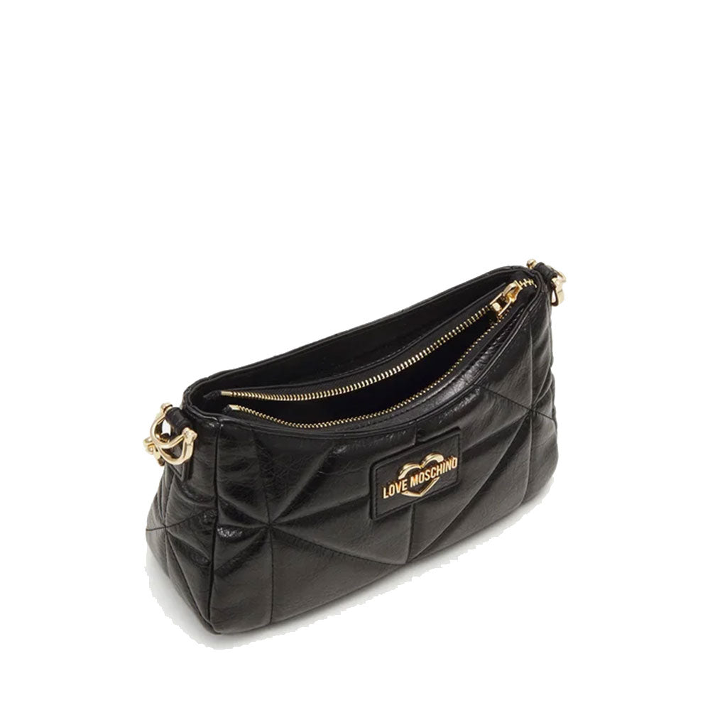 LOVE MOSCHINO GEOMETRIC QUILTED LINIE
Schwarze Umhängetasche