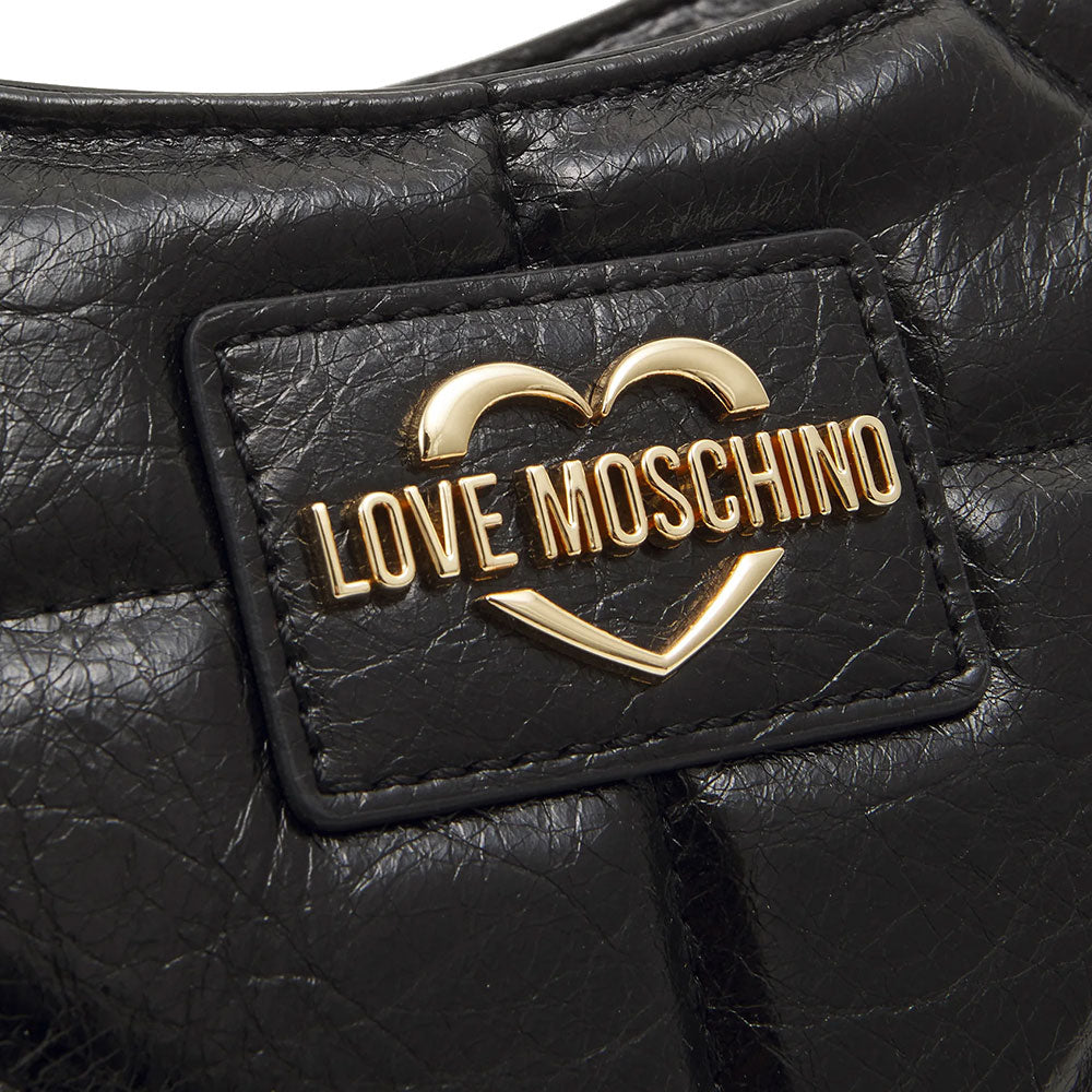 LOVE MOSCHINO GEOMETRIC QUILTED LINIE
Schwarze Umhängetasche
