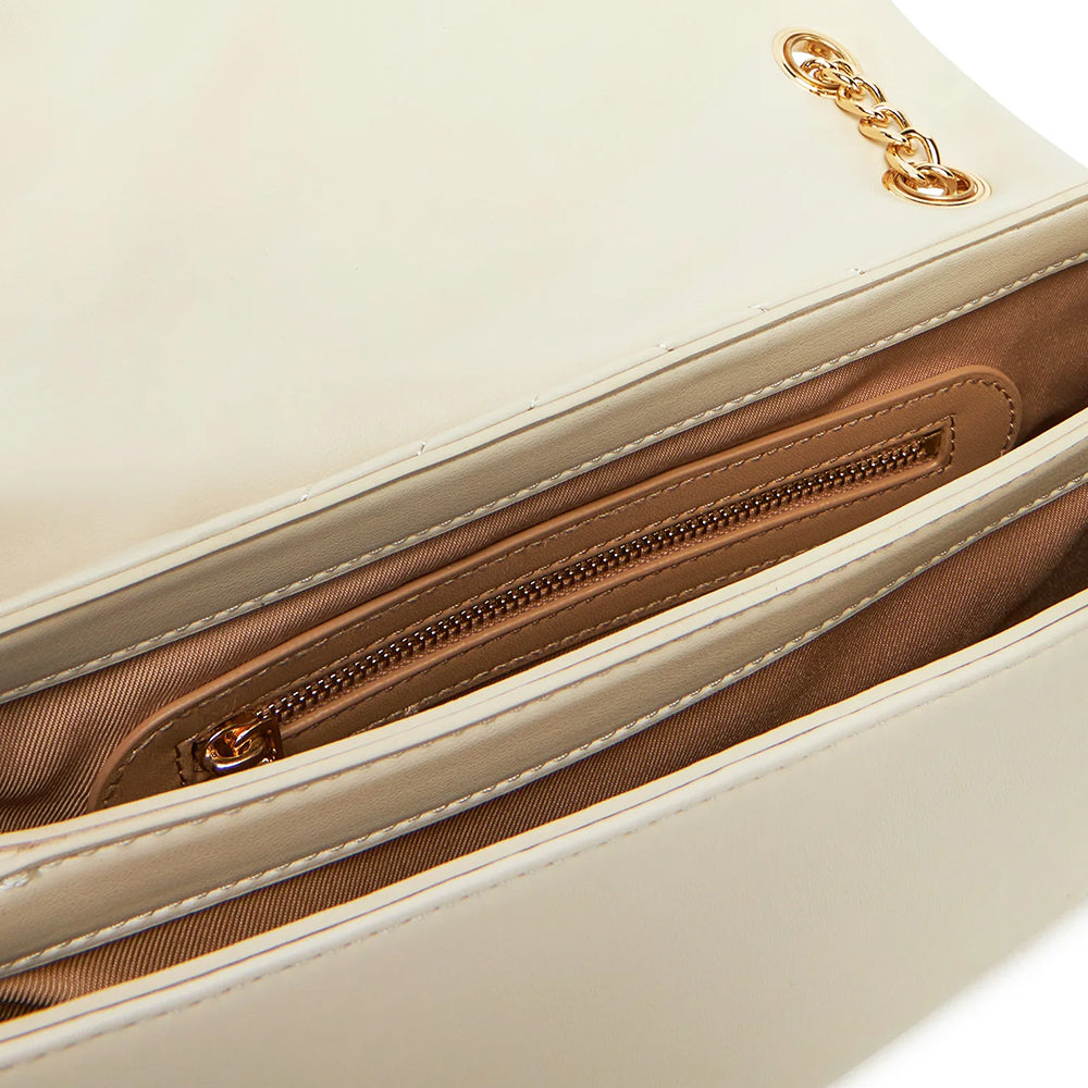Borsa a Spalla e a Tracolla LOVE MOSCHINO linea Quilted Trapuntata Avorio