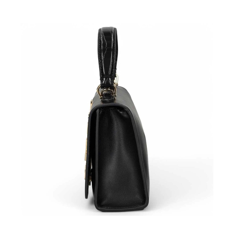 LOVE MOSCHINO Love Linie
Schwarz Handtasche mit Kokosnuss-Print-Einsätzen