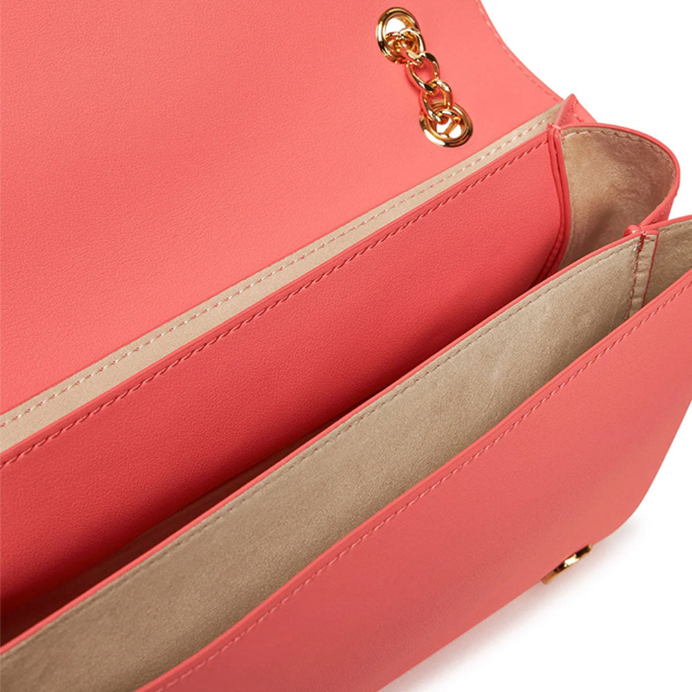 LOVE MOSCHINO Bold Bag Linie 
Damen Schulter und Umhängetasche in Koralle Farbe