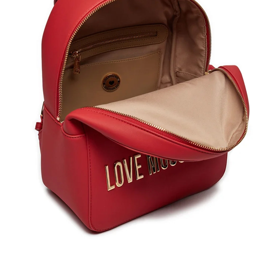 Zaino Donna LOVE MOSCHINO linea Bold Bag colore Rosso