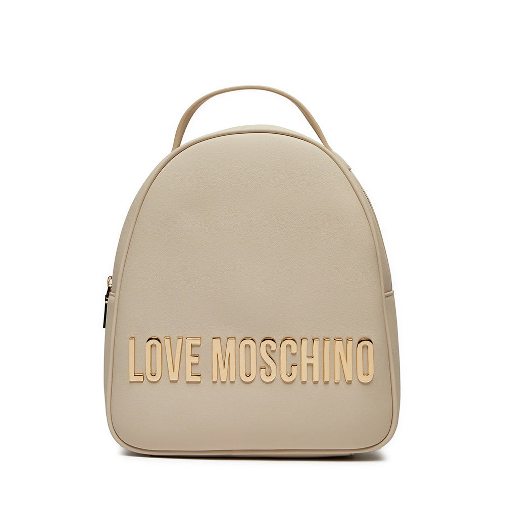Zaino Donna Small LOVE MOSCHINO linea Maxi Lettering Avorio