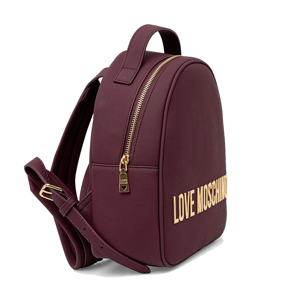 Zaino Donna Small LOVE MOSCHINO linea Maxi Lettering color Vino