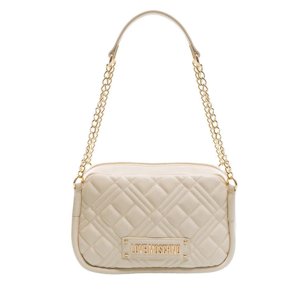 LOVE MOSCHINO Quilted Line
Gesteppte Umhängetasche in Elfenbein
