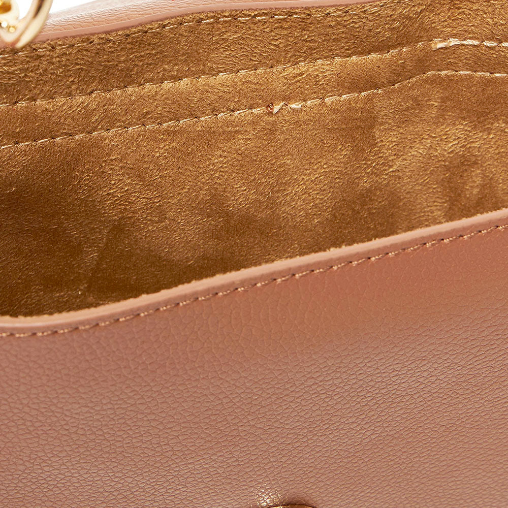 Borsa Donna a Spalla e Tracolla LOVE MOSCHINO linea Lovebug color Cammello