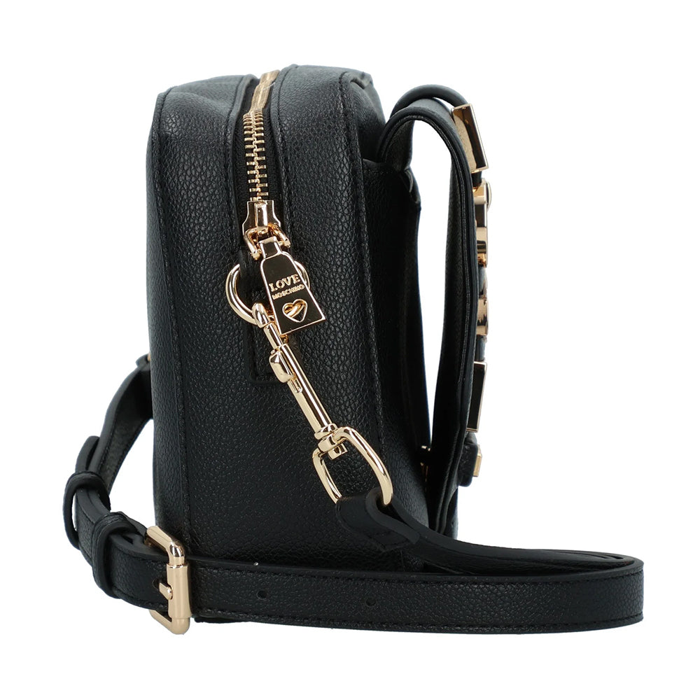 Damen Umhängetasche LOVE MOSCHINO Lovebug Line Schwarz