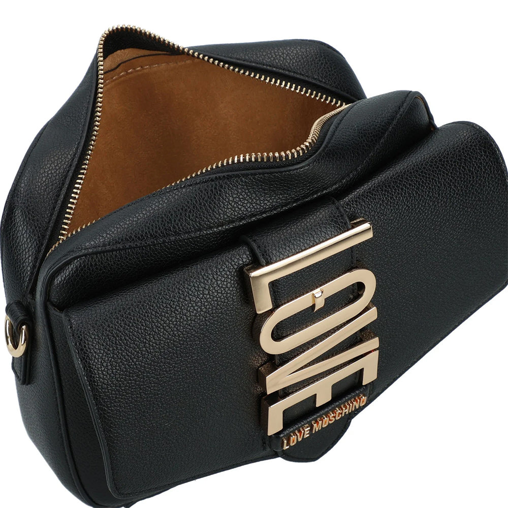 Damen Umhängetasche LOVE MOSCHINO Lovebug Line Schwarz