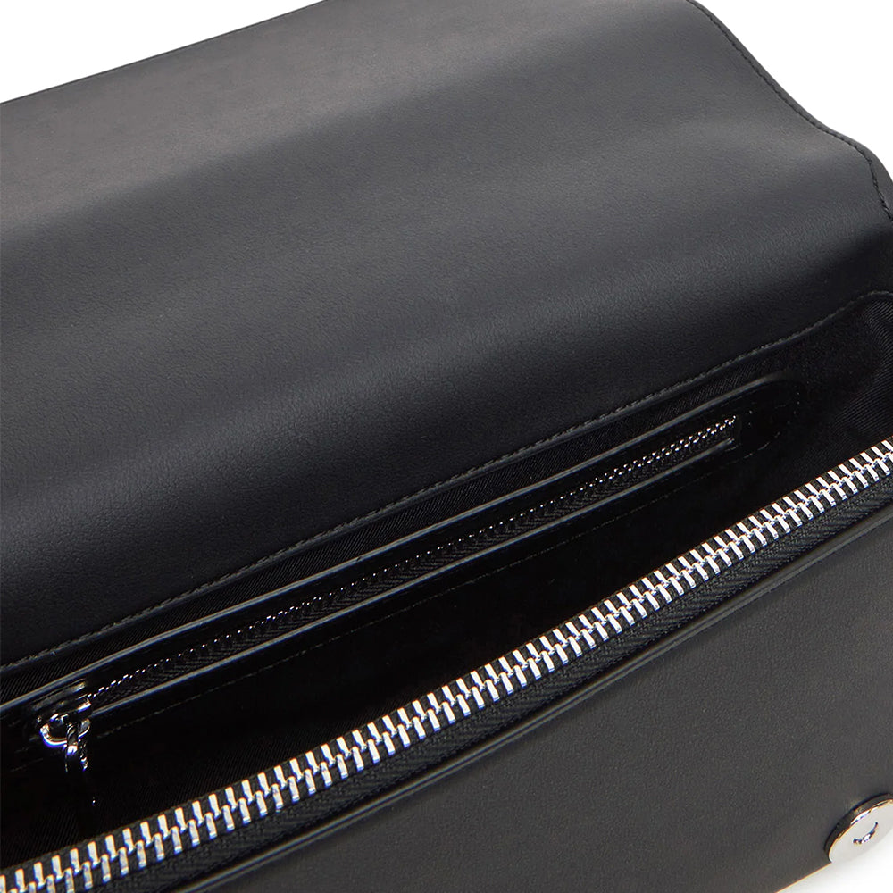 Borsa Donna a Spalla LOVE MOSCHINO Nera con Logo Lettering Sfumato