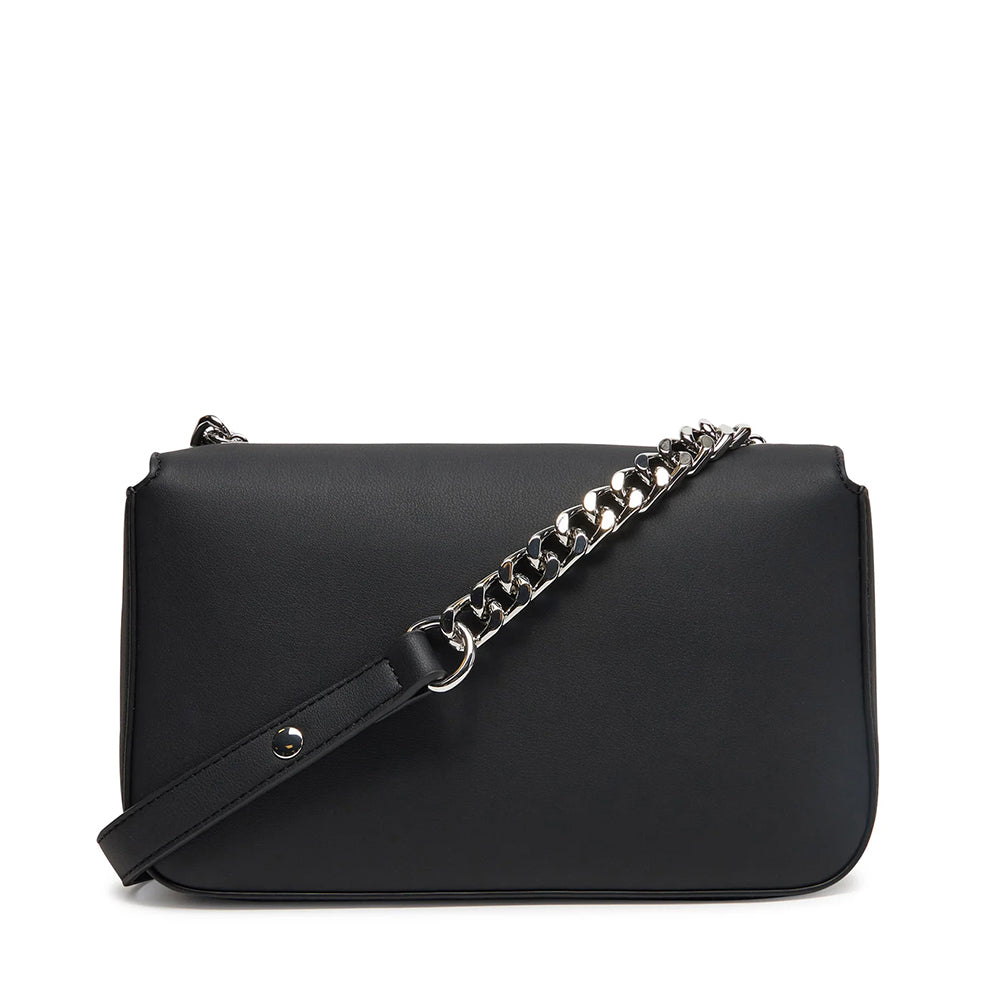 Borsa Donna a Spalla LOVE MOSCHINO Nera con Logo Lettering Sfumato