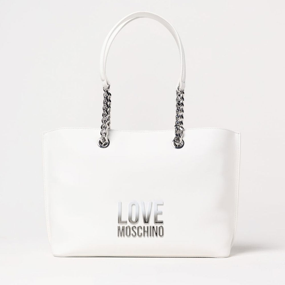 LOVE MOSCHINO
Weißem Shopping Bag mit Logo