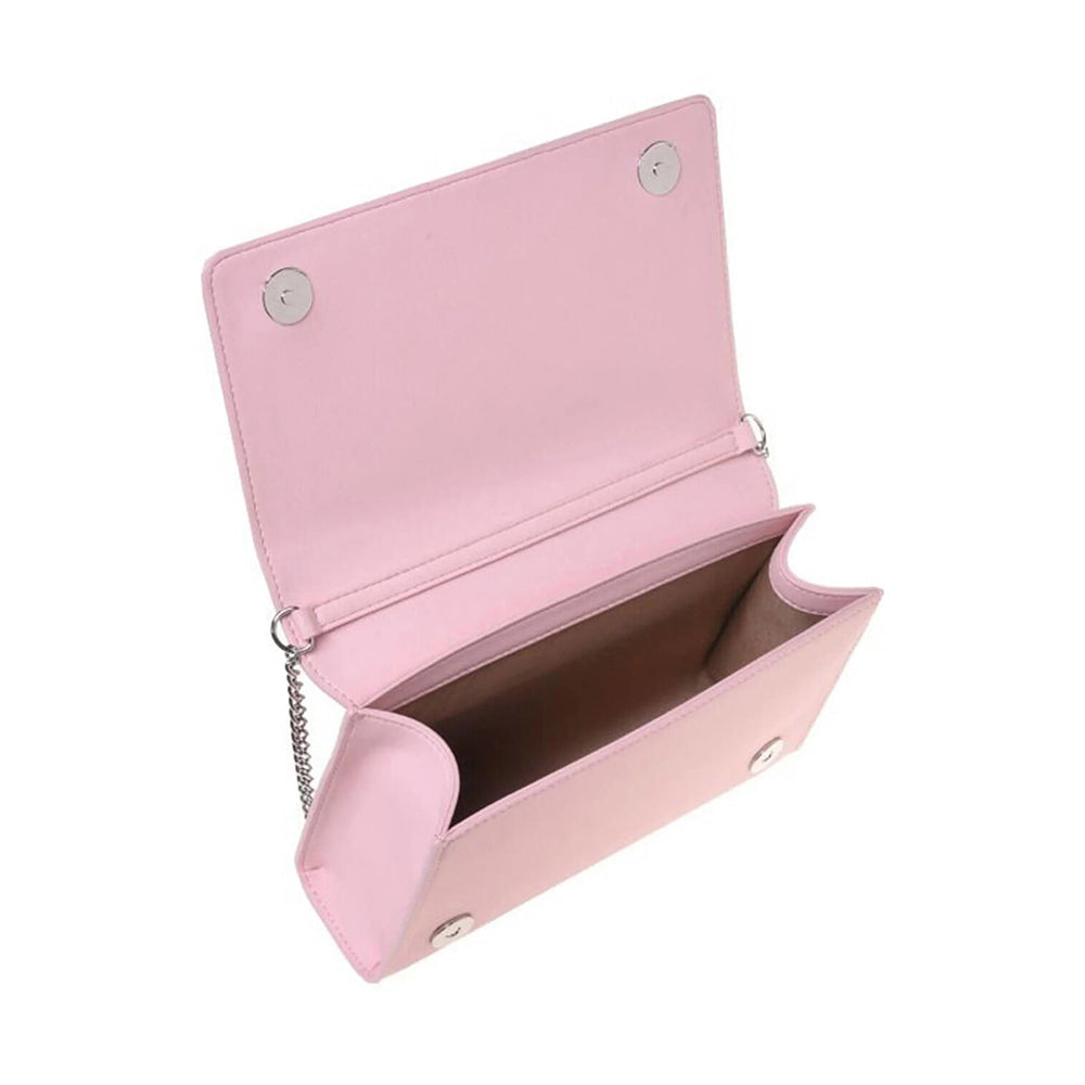 Clutch con Tracolla LOVE MOSCHINO Rosa con Logo Lettering Sfumato